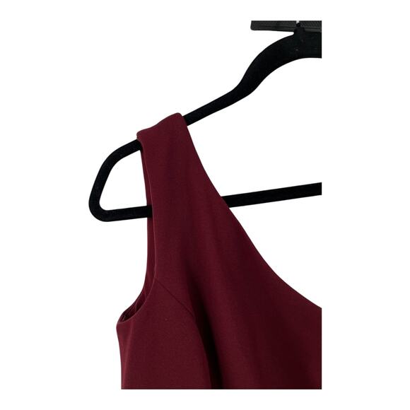 Xscape Dress one shoulder scuba crepe gown size 2 - Picture 2 of 5